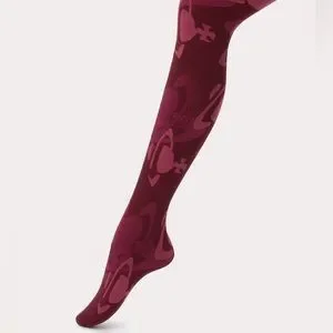 ‧˚₊*̥✧ vivienne westwood tights 2022 Vivienne Westwood License Pantyhose Tights Red WESTWOOD